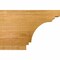 Ekena Millwork Pescadero Rough Sawn Rafter Tail, Western Red Cedar, 4"W x 8"H x 12"L RFT04X08X12PEC00RWR - alternate 3
